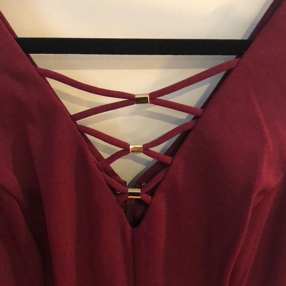 Burgundy dress - Picture 2 of 5